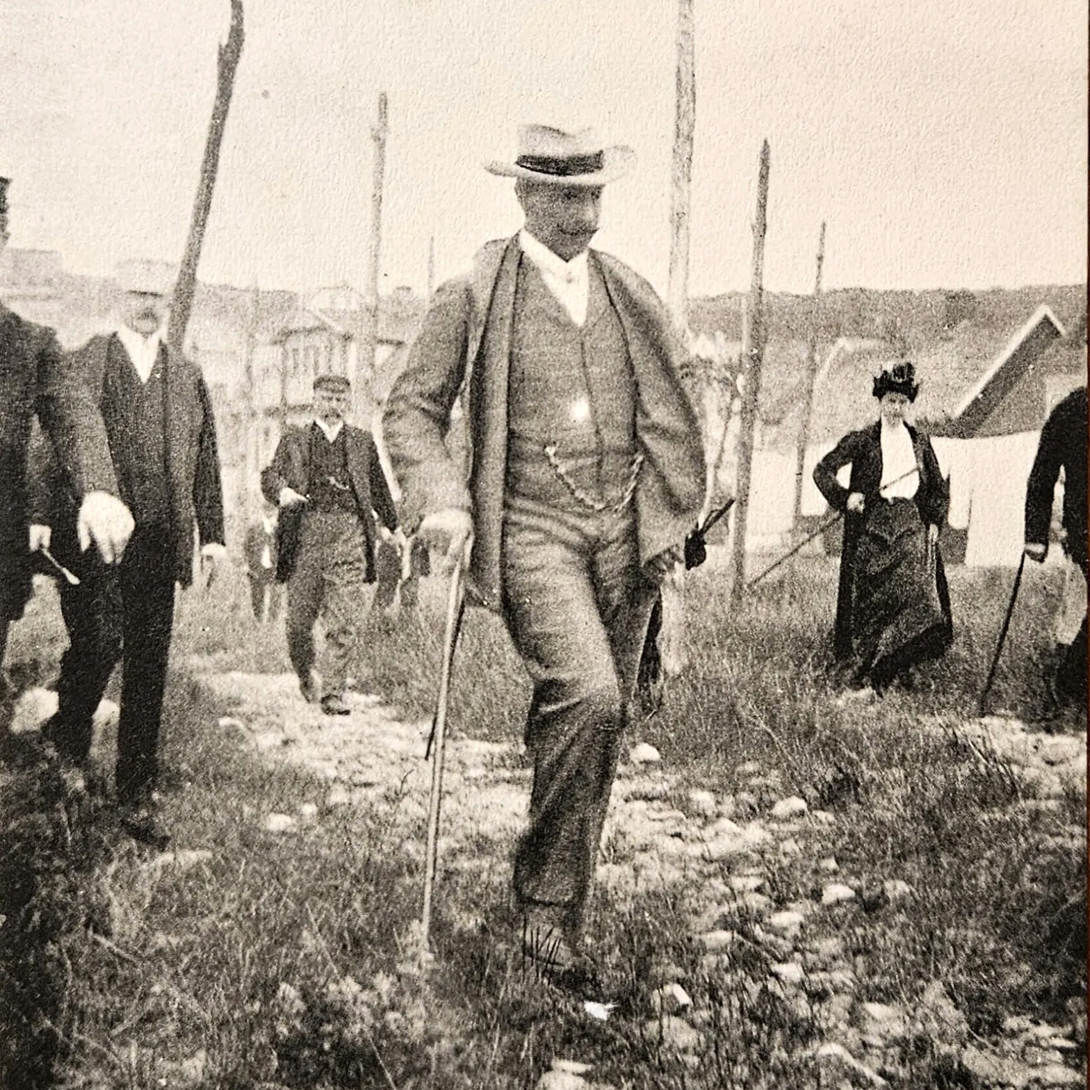 Kejsar Wilhelm II vandrar på Kullaberg